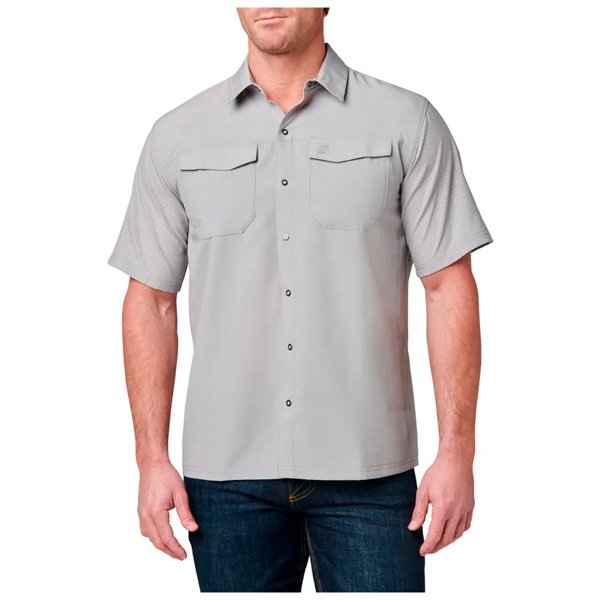 CAMISA MANGA CORTA FREEDOM FLEX AZUL, GRIS Y BEIGE  71340