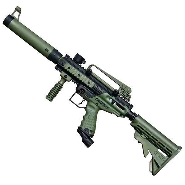 MARCADORA DE PAINTBALL SEMIAUTOMÁTICA CALIBRE .68, 68 Cal Black / Olive 14814