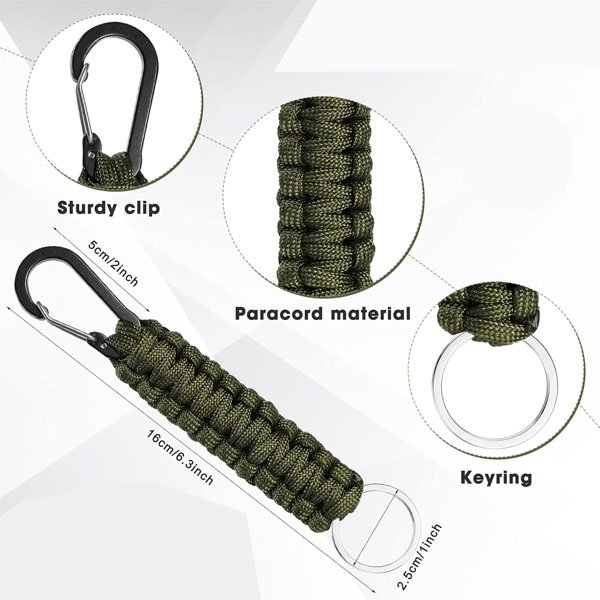 LLAVERO TACTICO PARACORD  SONA