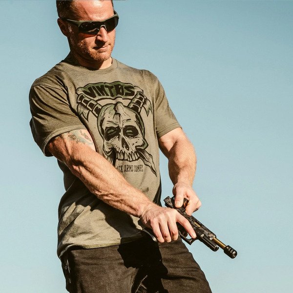 TEE KBARRED OLIVE HEATHER 18076