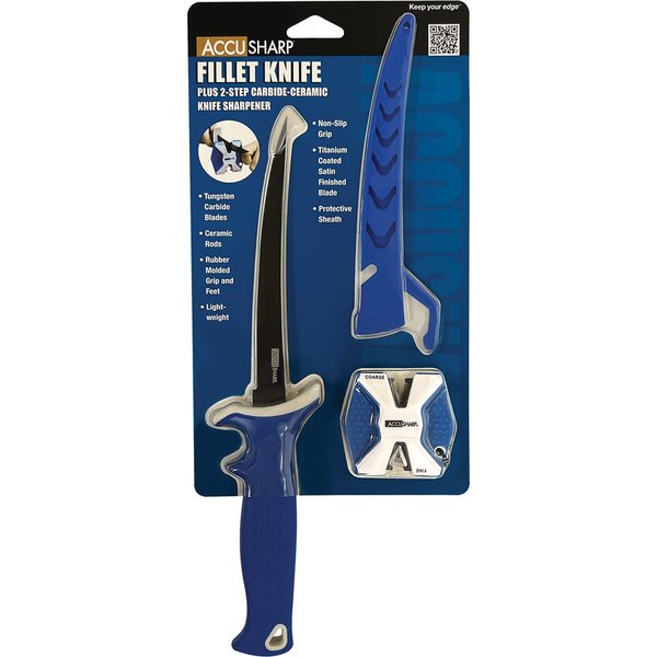 CUCHILLO FILETEADOR C/AFILADOR AS736C