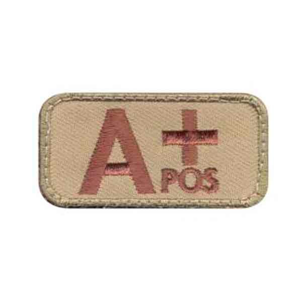 PARCHE DE TIPO SANGUÍNEO CON GANCHO  73190/73191