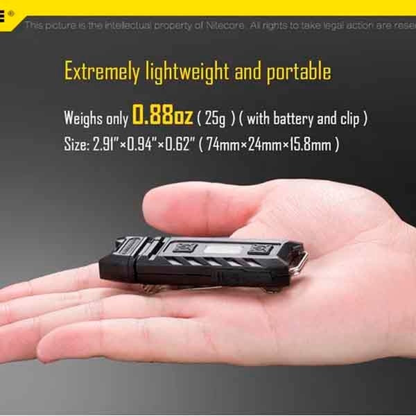 LINTERNA RECARGABLE CON CLIP THUMB DE 85 LÚMENES Y ÁNGULO JUSTABLE THUMB