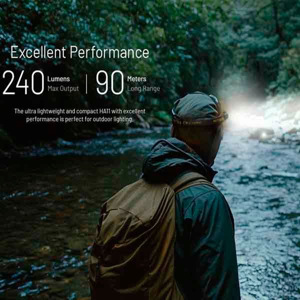 LINTERNA DE CABEZA 240 LUM HA11 UHE