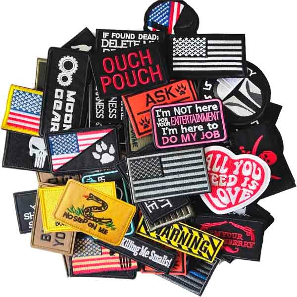 PARCHE TACTICO BORDADO VARIADA