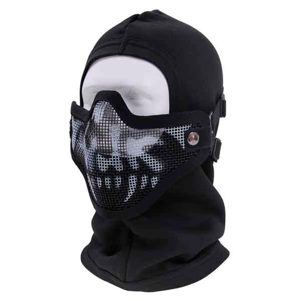 MASCARA TACTICA DE MEDIA CARA DE ACERO 867
