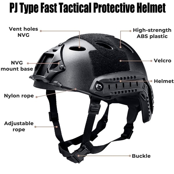 CASCO TÁCTICO DEPORTIVO ANTIIMPACTO Z-TTGA